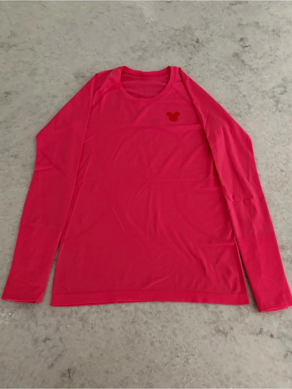 Disney x Lululemon Swiftly Long Sleeve Shirt - Lip Gloss Pink / Size 8 - Picture 1 of 5